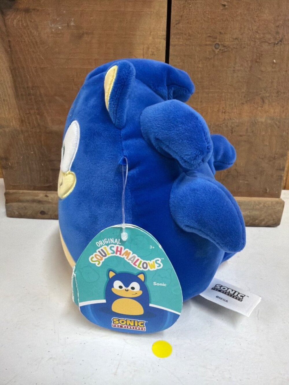 Original Squishmallows Sonic The Hedgehog Plush Blue & Gold 8 Inches - Picture 2 of 8